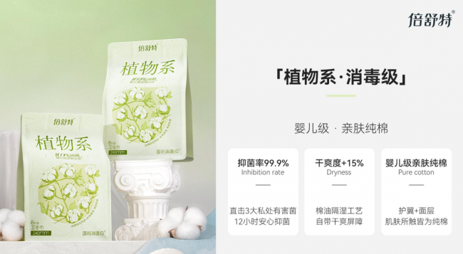 卫生巾品牌倍舒特，用AI科技守护女性经期健康